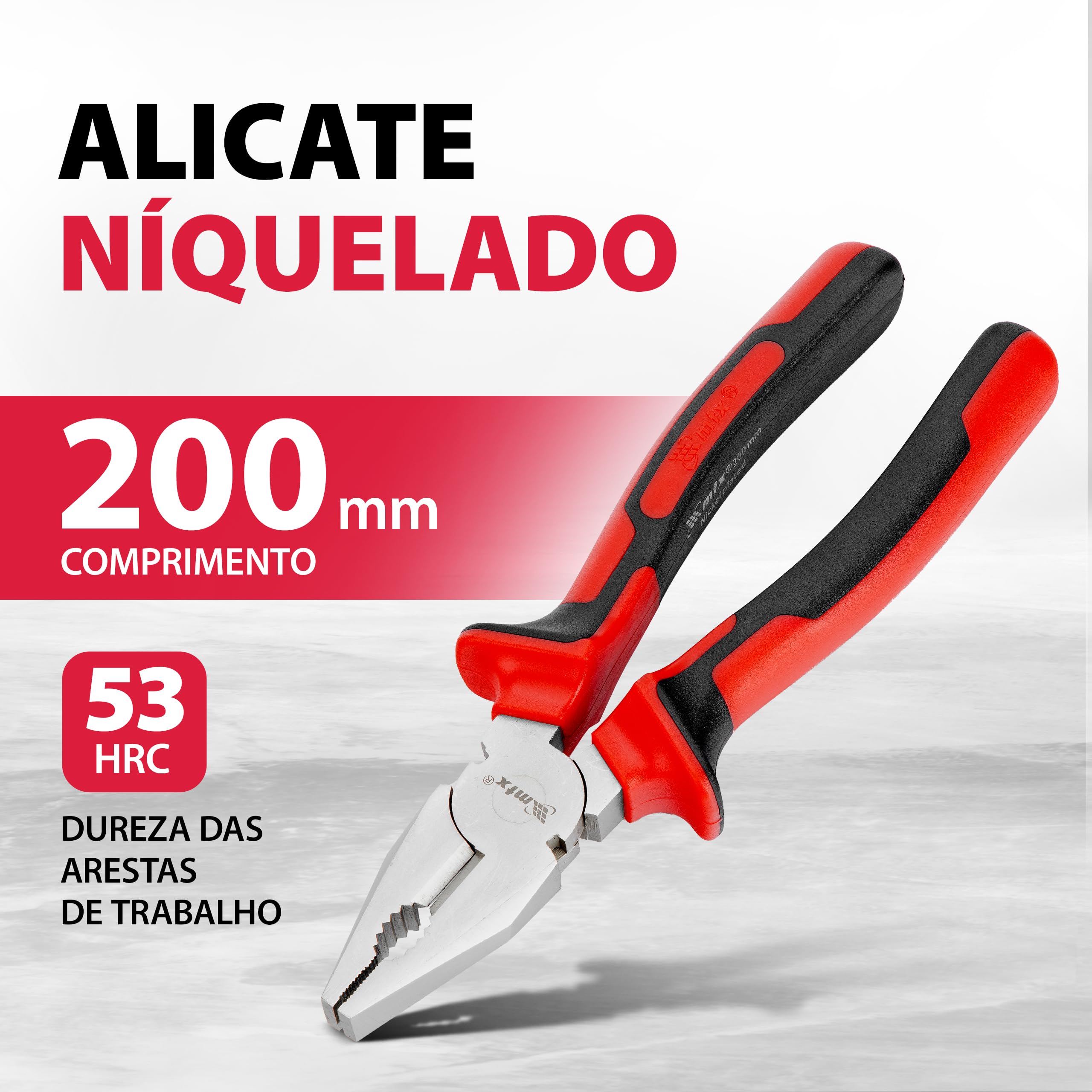 MTX Alicate Universal Nickel 8